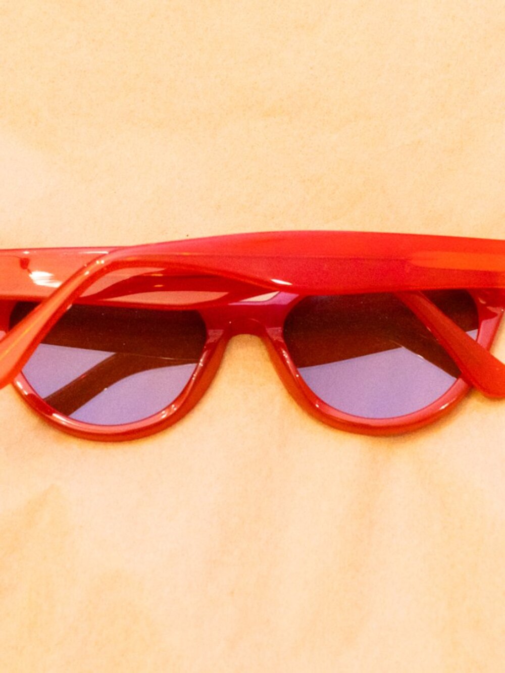 J.Crew Pacific Cat-eye Sunglasses in Red, GUC. - Picture 4 of 4
